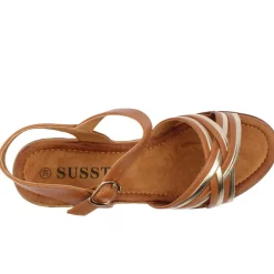 Lily25 Wedge Sandal - Camel