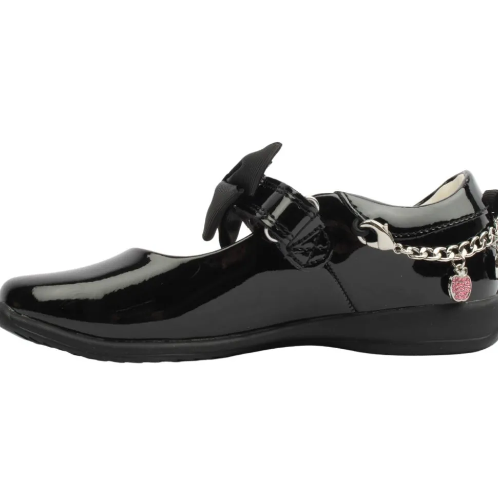 Lk8739 Strap Shoe - Black Patent
