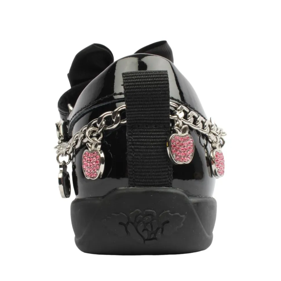 Lk8739 Strap Shoe - Black Patent