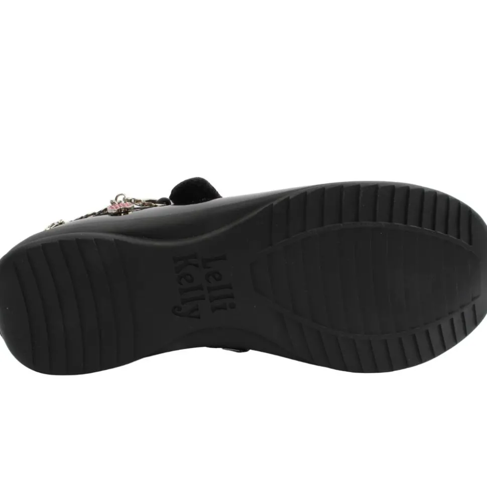 Lk8739 Strap Shoe - Black Patent