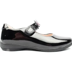 Lk8116 Strap Shoe - Black Patent