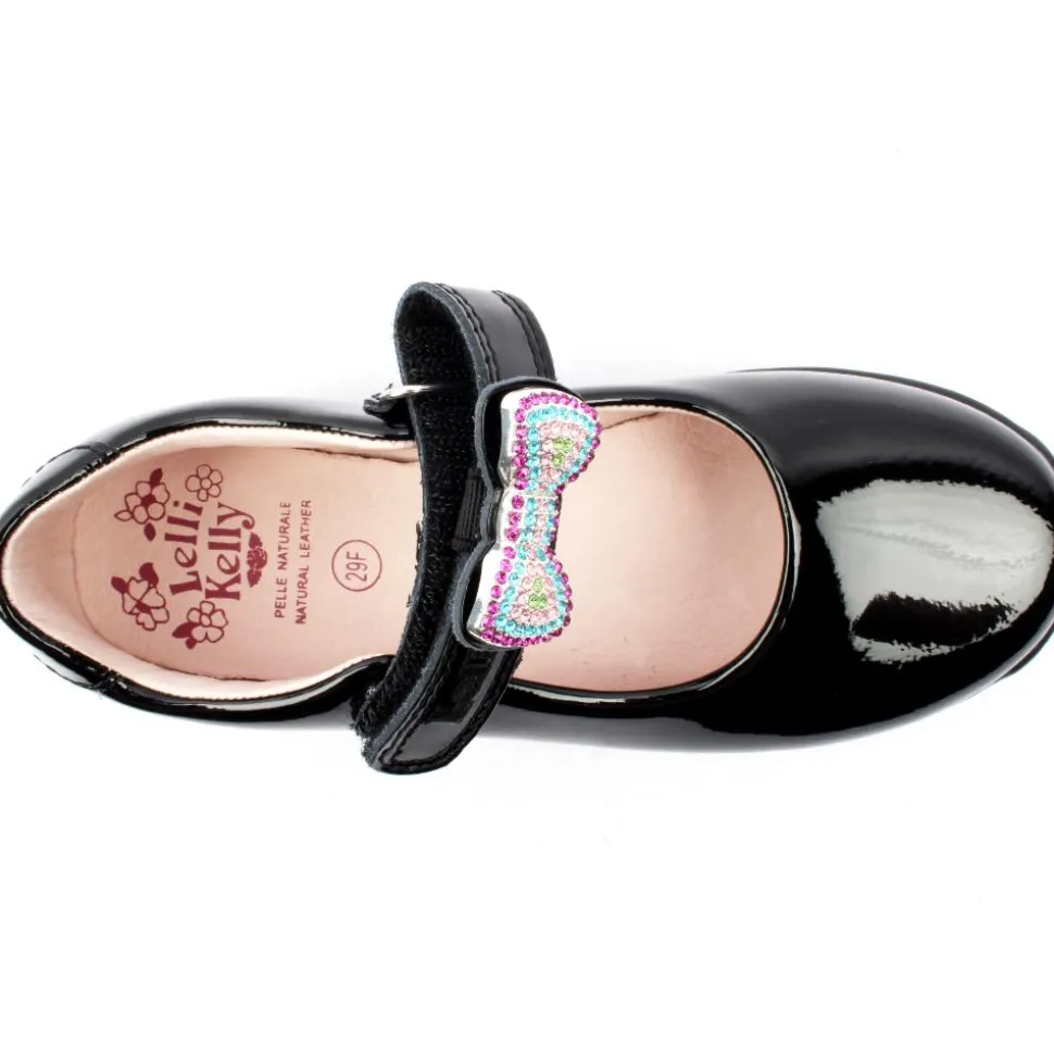 Lk8116 Strap Shoe - Black Patent