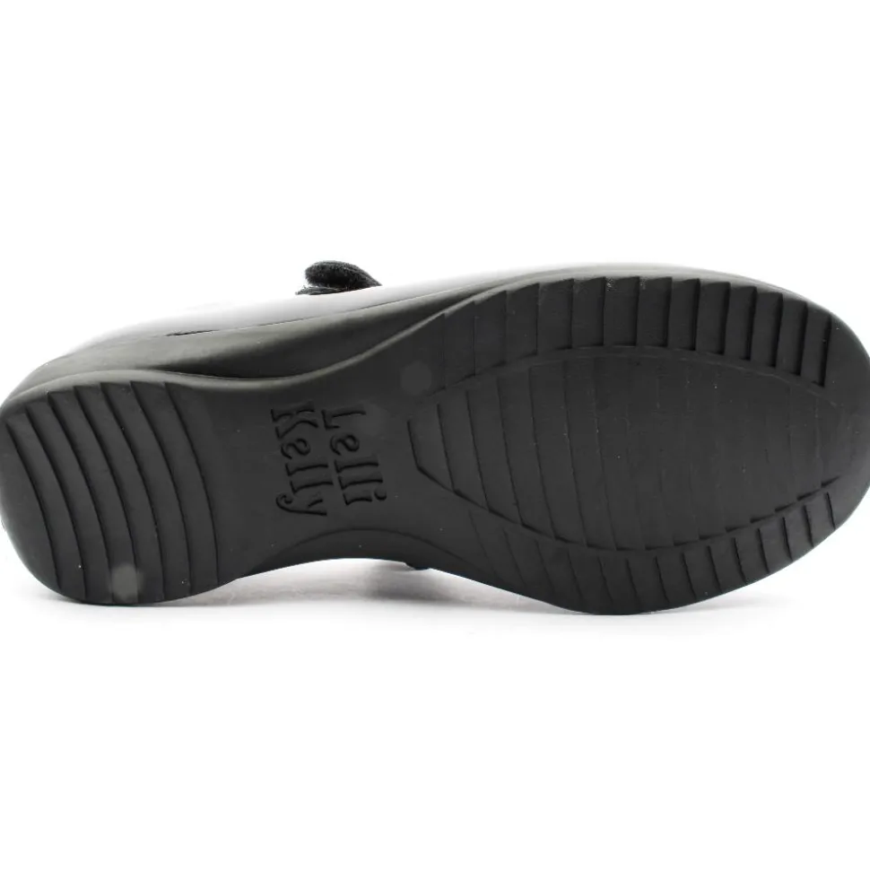 Lk8116 Strap Shoe - Black Patent