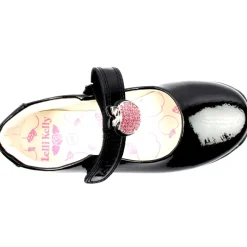 Lk8715 Strap Shoe - Black Patent