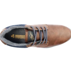 Lloyd And Pryce Burger Laced Shoe - Dark Brown