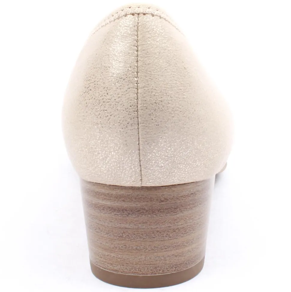 Low Heel Shoe 22366 - Gold