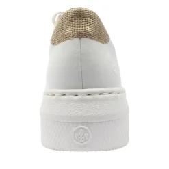M1921 Laced Shoe - White Gold