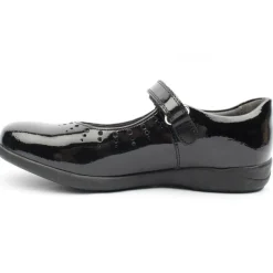 Mary Jane Strap Shoe - Black Patent G