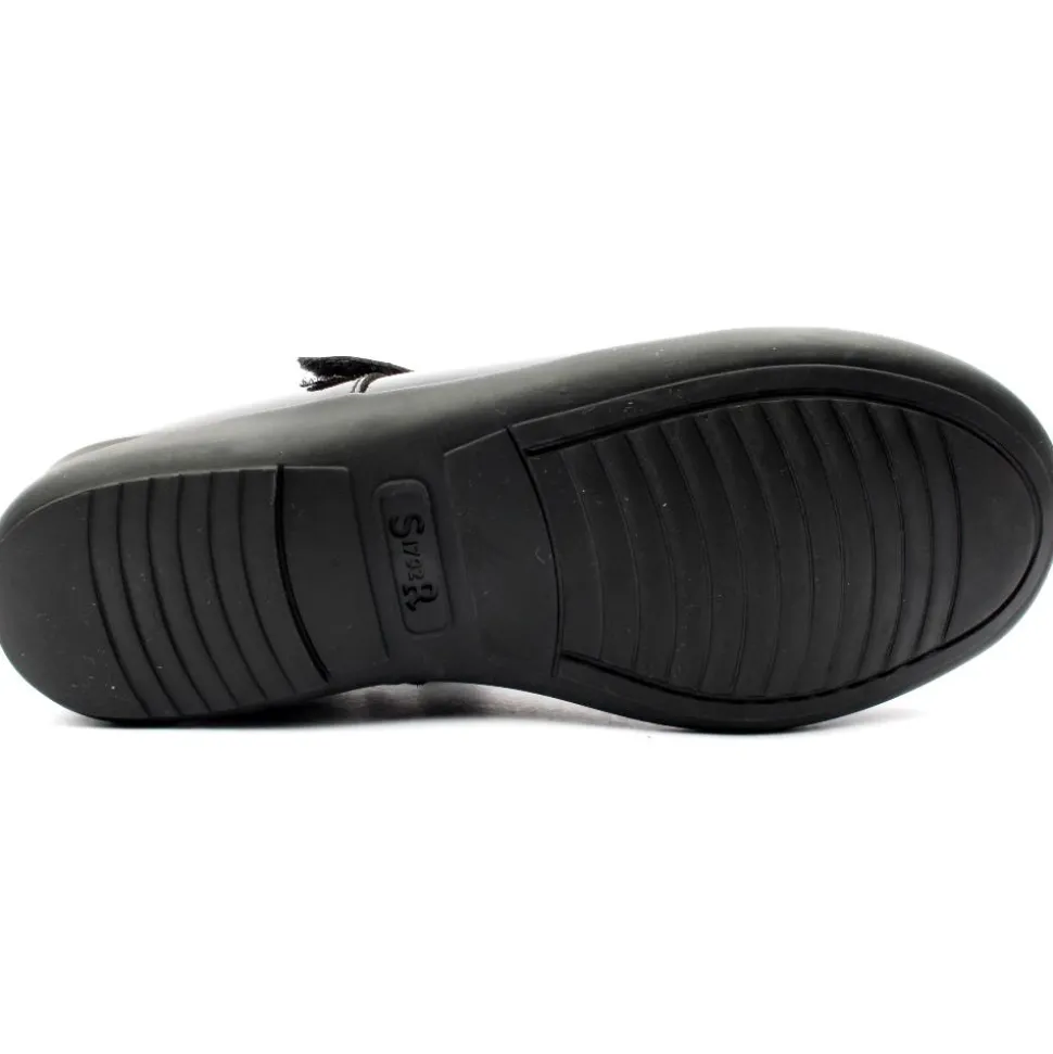 Mary Jane Strap Shoe - Black Patent H