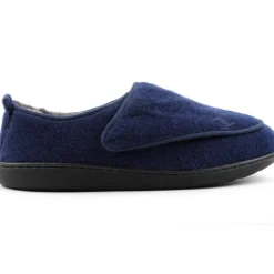Mens Slipper King Riptape - Navy G