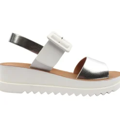 Pistachio Sandal - White Silver