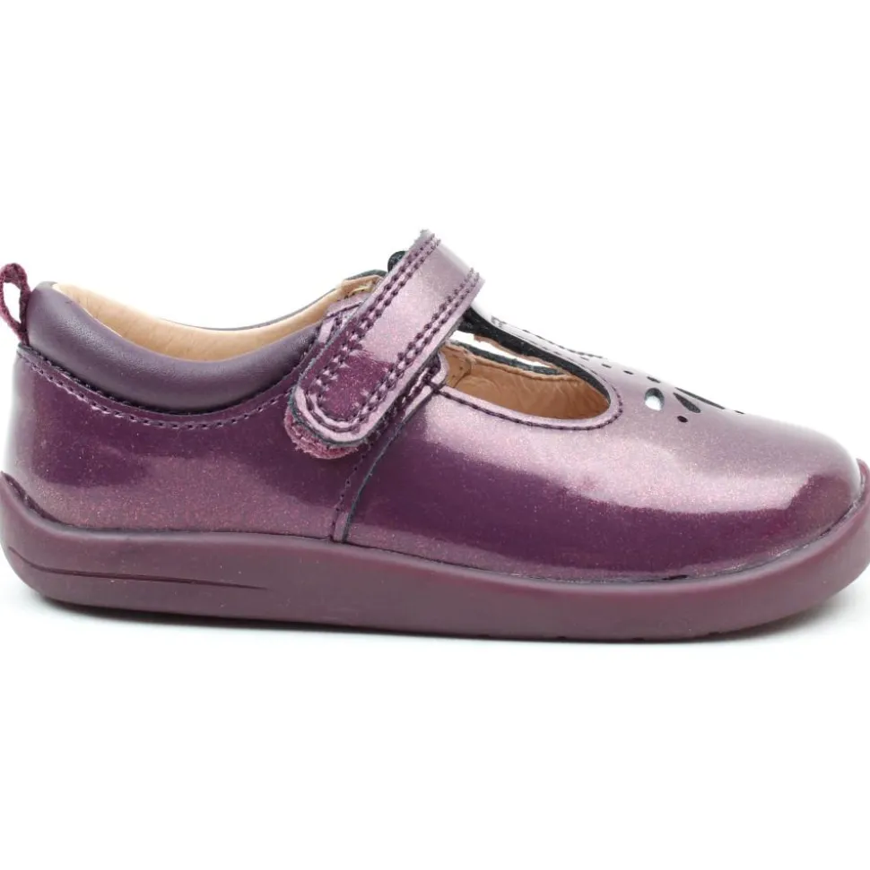 Puzzle Tbar Shoe - Burgundy G