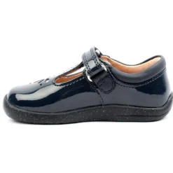Puzzle Tbar Shoe - Navy Patent F