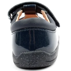 Puzzle Tbar Shoe - Navy Patent G