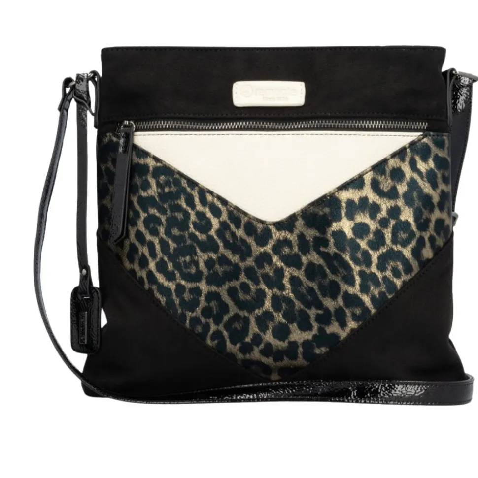 Q0714 Handbag - Black Gold