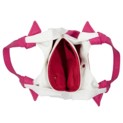 Q0720 Handbag - White Pink