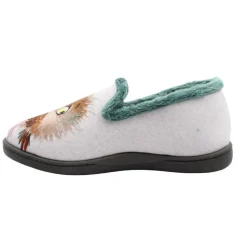 R12215 Full Slipper - Grey White