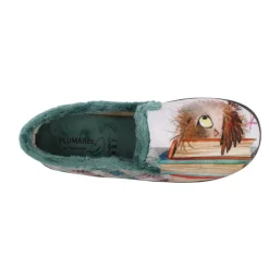 R12215 Full Slipper - Grey White