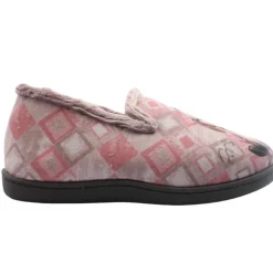 R12215 Full Slipper - Grey/Pink