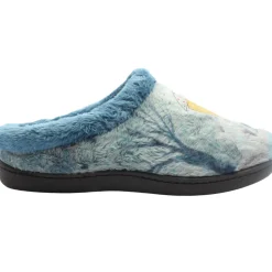 R12037 Slipper - Blue Multi