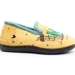 R12282 Slippers - Yellow