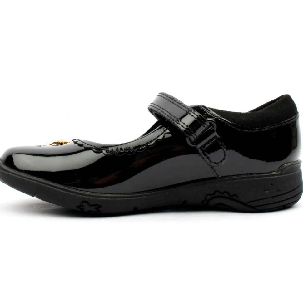Relda Sea K Strap Shoe - Black Patent G