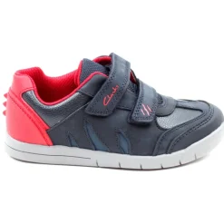 Rexplay T Junior Velcro Shoe - Navy Multi H