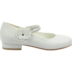Rochelle R032 Communion Shoe - White