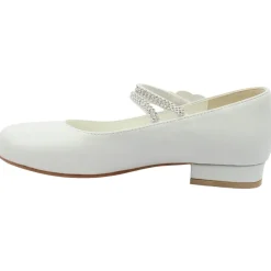 Rochelle R032 Communion Shoe - White