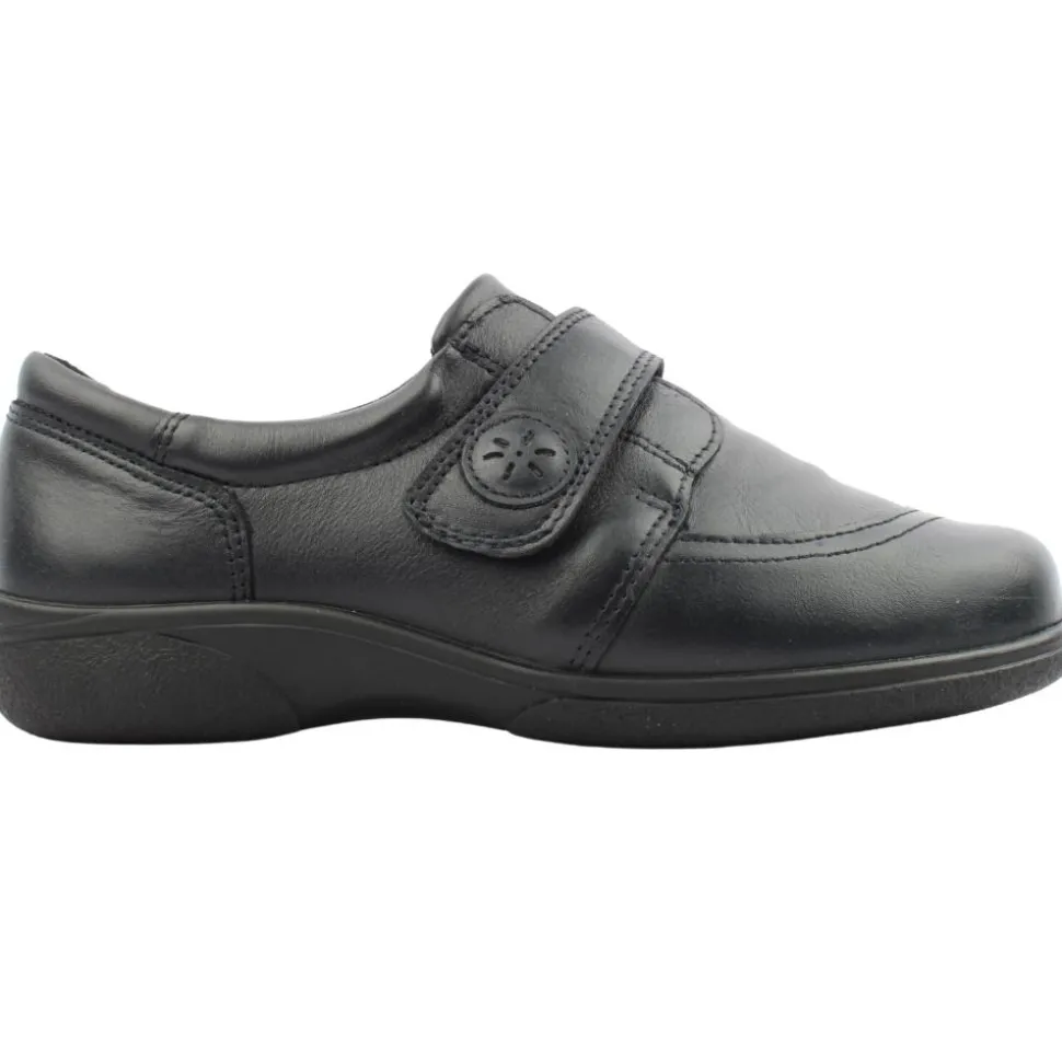 S 78998Owl 2V Wide Fit Velcro Shoe - Navy