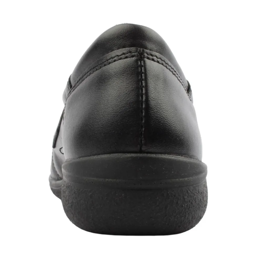 S 78998Owl 2V Wide Fit Velcro Shoe - Black