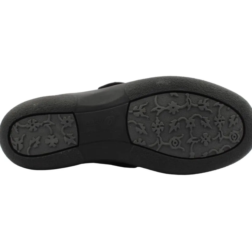 S 78998Owl 2V Wide Fit Velcro Shoe - Black
