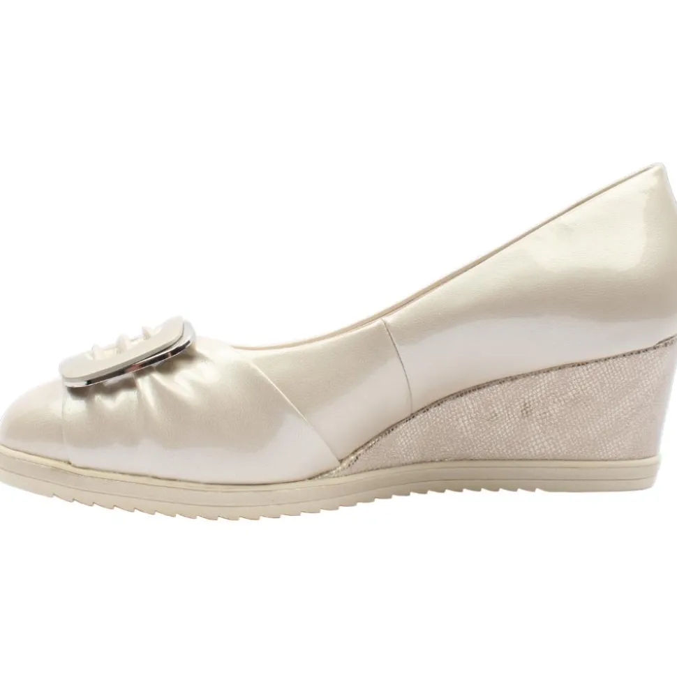 Tamaris 22323 Wedge Shoe - Champagne