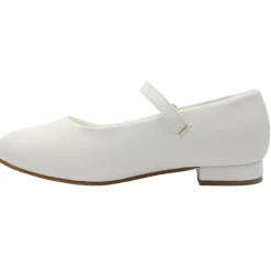Veronica Communion Shoe - White Leather