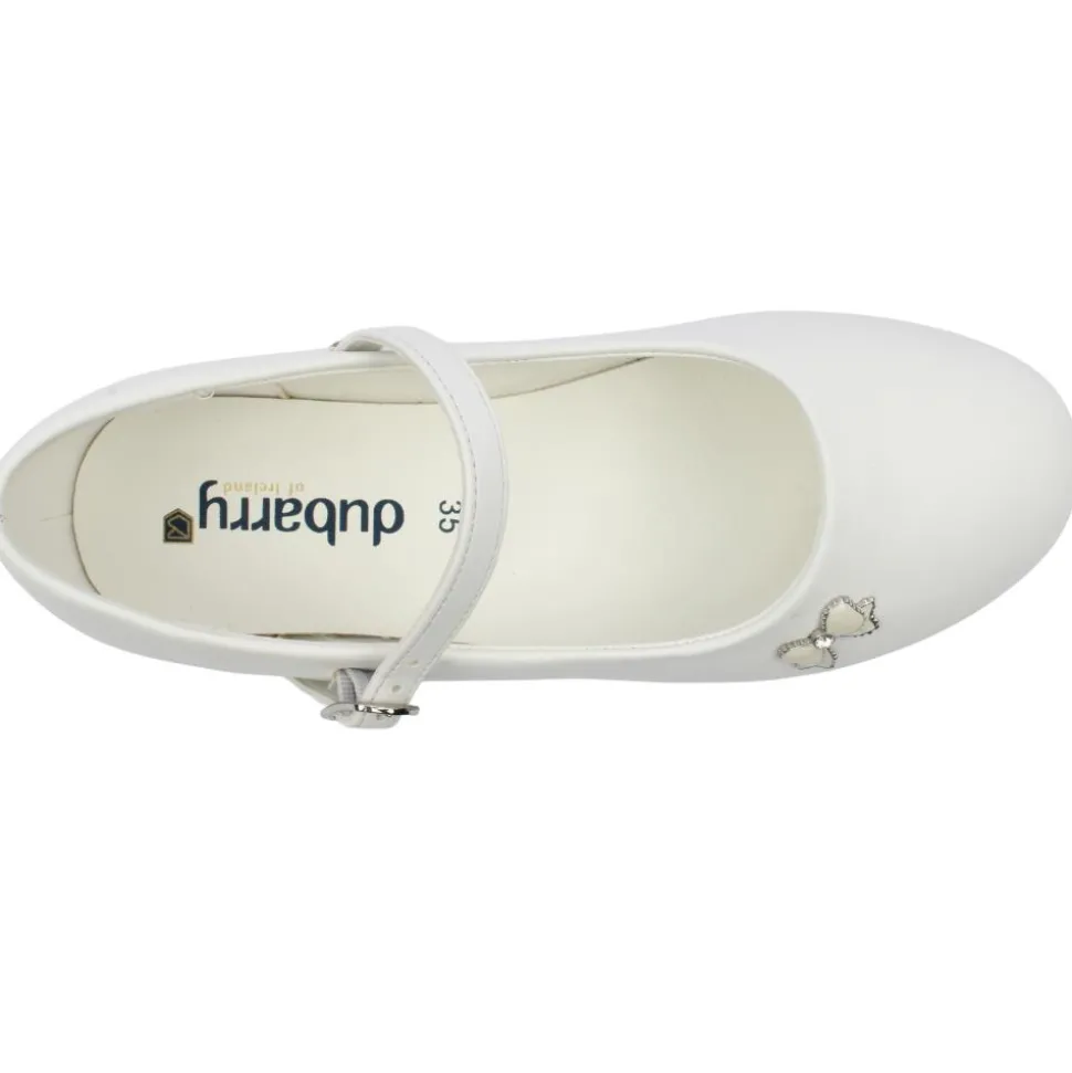 Veronica Communion Shoe - White Leather