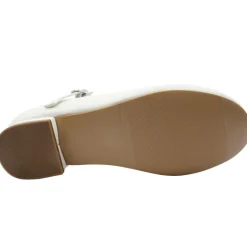 Veronica Communion Shoe - White Leather