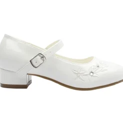 Vicky Communion Shoe - White Patent