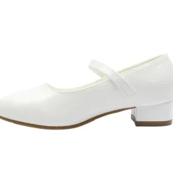 Vicky Communion Shoe - White Patent
