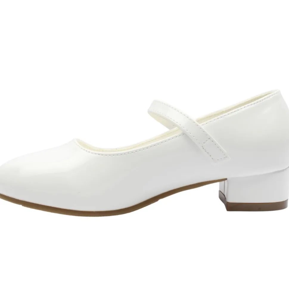 Vicky Communion Shoe - White Patent