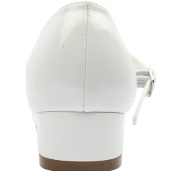 Vicky Communion Shoe - White Patent