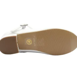 Vicky Communion Shoe - White Patent