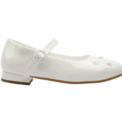 Violet Communion Shoe - White Patent