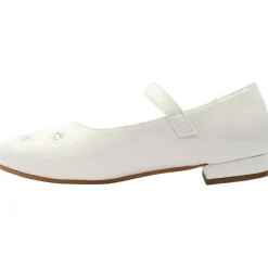 Violet Communion Shoe - White Patent