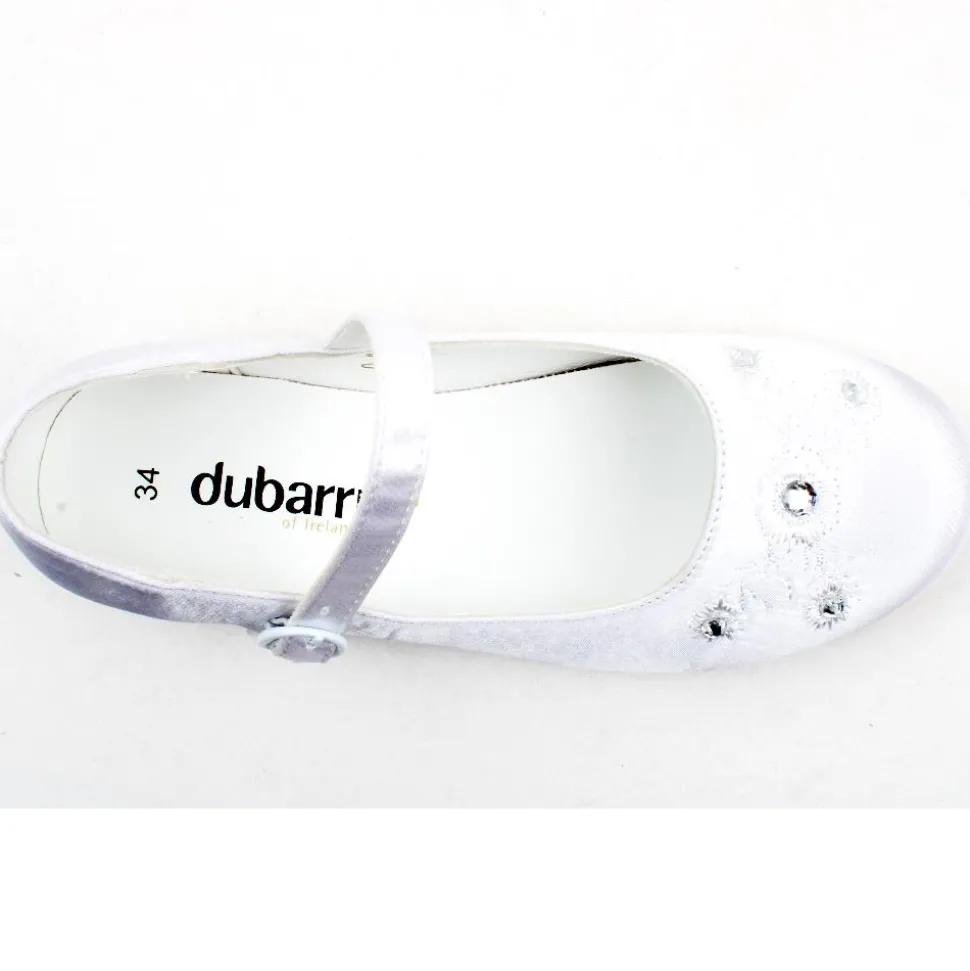 Violet Communion Shoe - White Satin