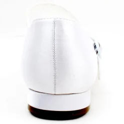 Violet Communion Shoe - White Satin