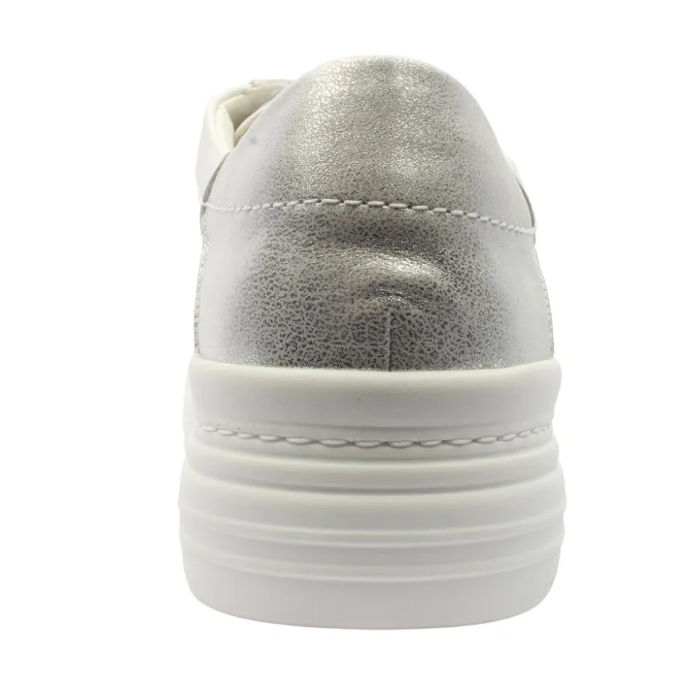 Waldaufer 717002 Shoe - White Silver