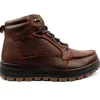 A916 Laced Boot - Brown Leather