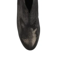 23400 Ankle Heeled Boot - Black Pewter