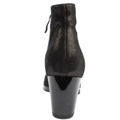 23400 Ankle Heeled Boot - Black Pewter