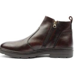 Barry Zip Boot - Brown